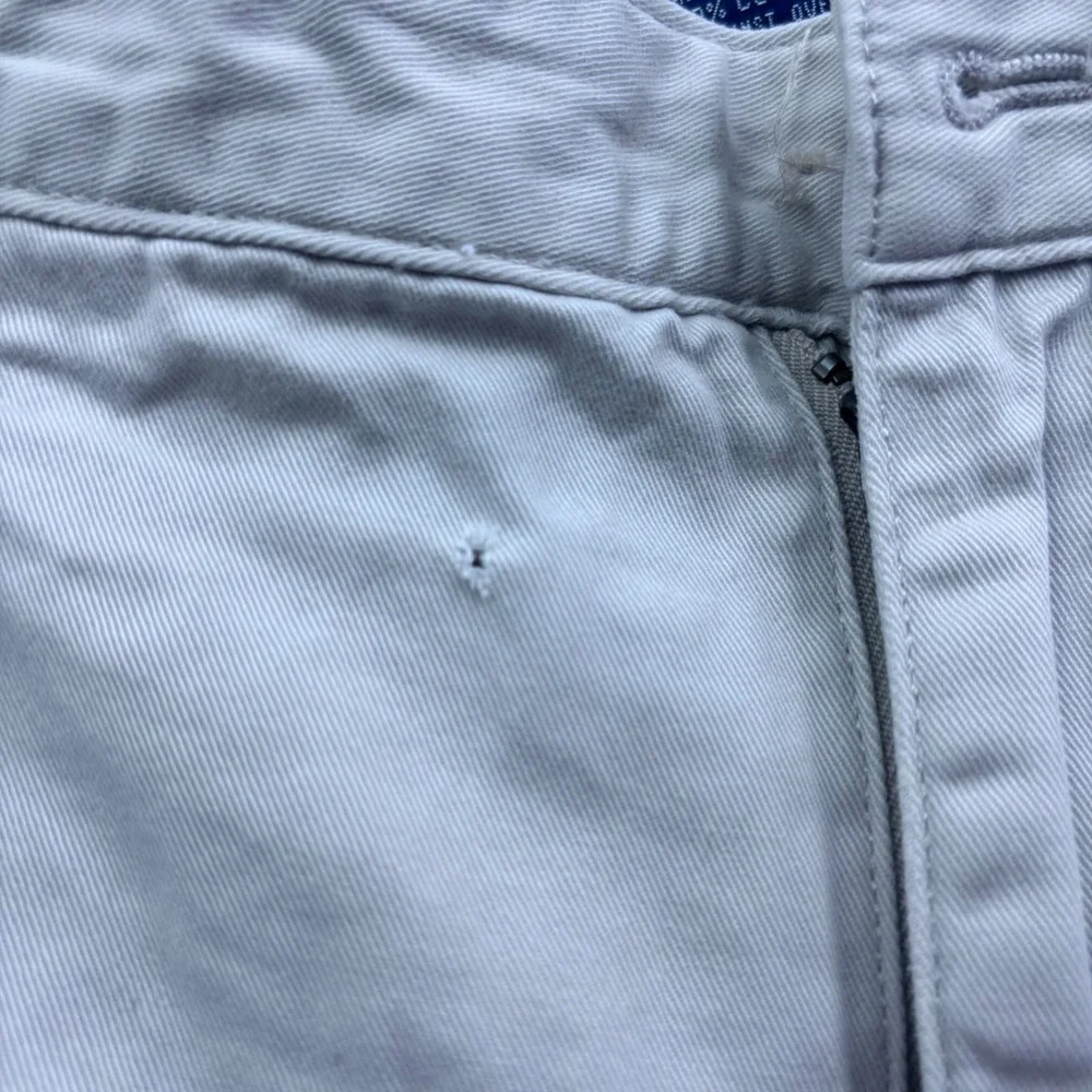 Polo Ralph Lauren Andrew Pant Mens 35x30 Khaki Tan Pleated Cuffed Cotton Chinos